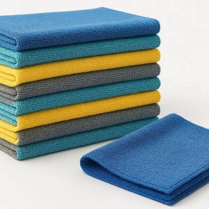 Microfiber Cleaning Cloths Ultra Absorbent Lint Free Towels For Kitchen Windows Countertops Car Washing Set of 12